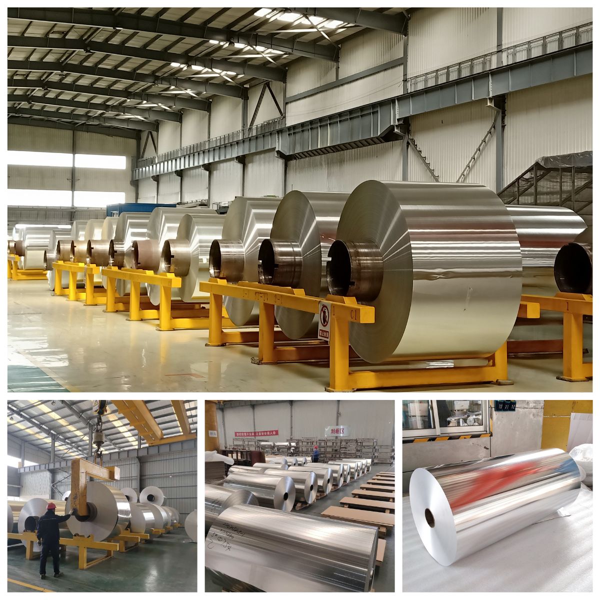 Aluminium Foil Paper 18 Micron Jumbo Roll Aluminium Foil Paper 18 Micron Jumbo Roll